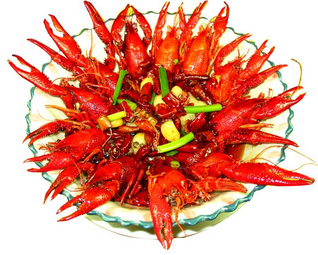 香辣盆盆虾美食图片