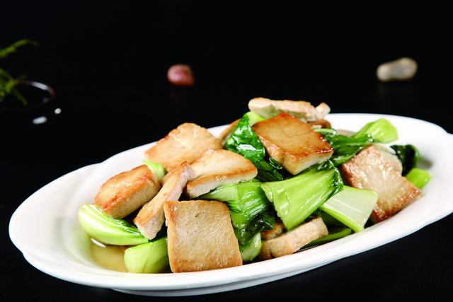 小白菜炕豆腐图片5