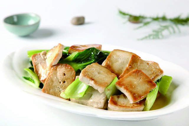 小白菜炕豆腐图片3