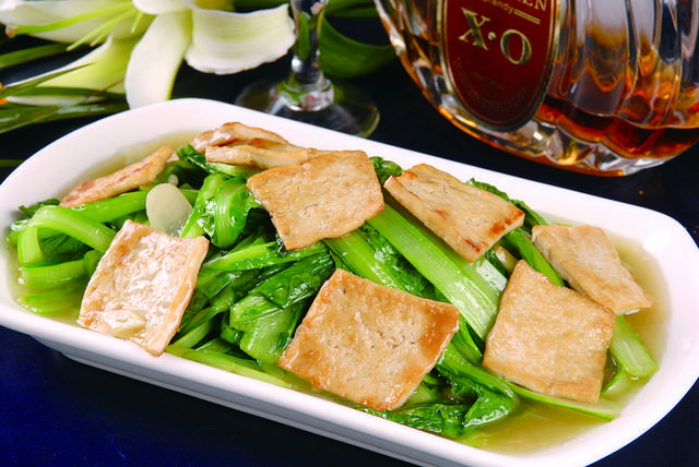 小白菜炕豆腐图片