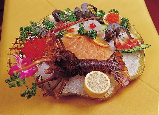 美味菜品锦绣刺身拼盘图片