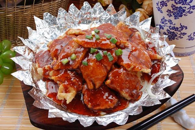 烧汁鲽鱼扒图片