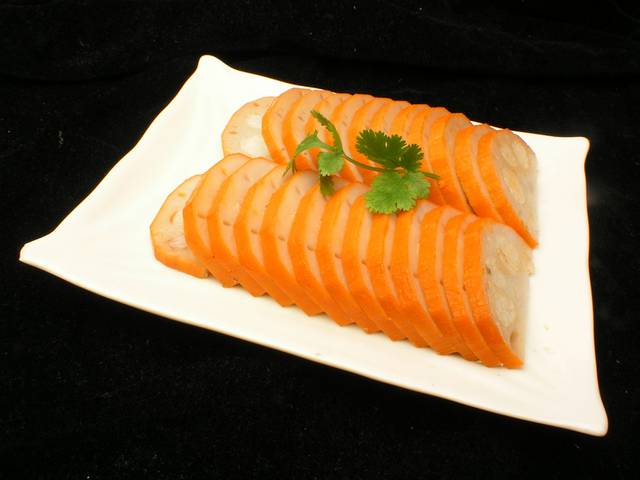 蜜汁莲藕图片