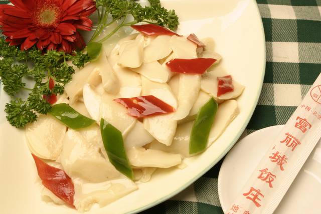 双椒杏菇图片