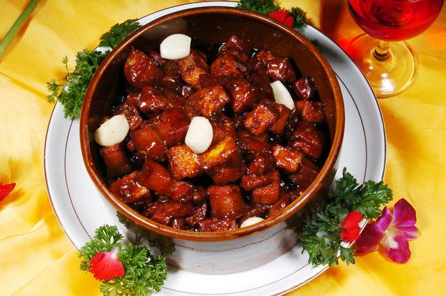 豆腐红烧肉图片