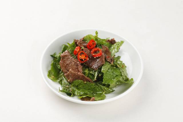薄荷叶鹿肉图片