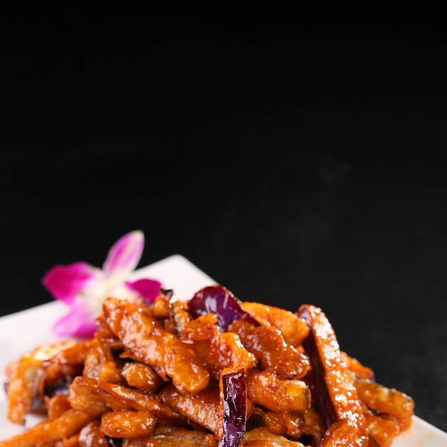 脆皮杭茄美食图片