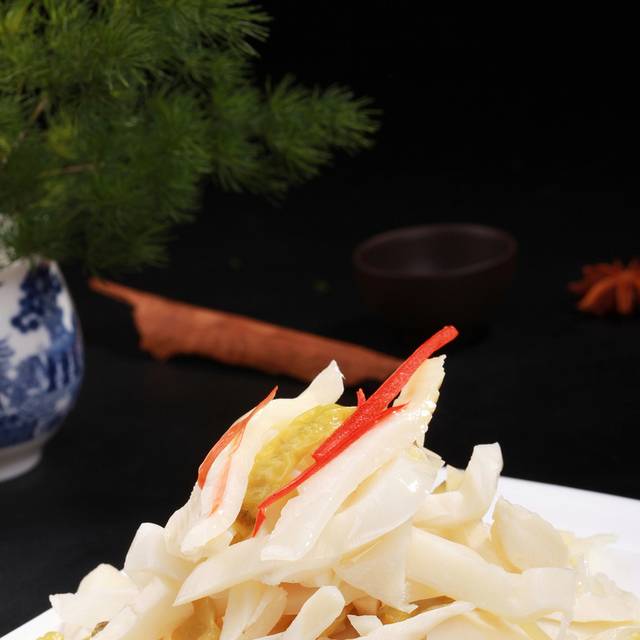 泡椒鲜竹笋美食图片