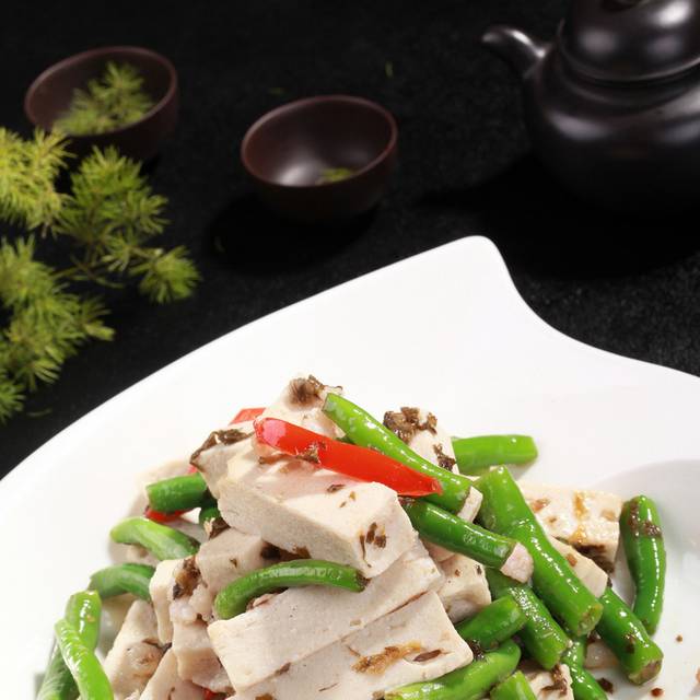 杭椒素鸡美食图片
