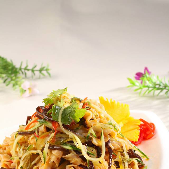 红油干贝唇美食图片