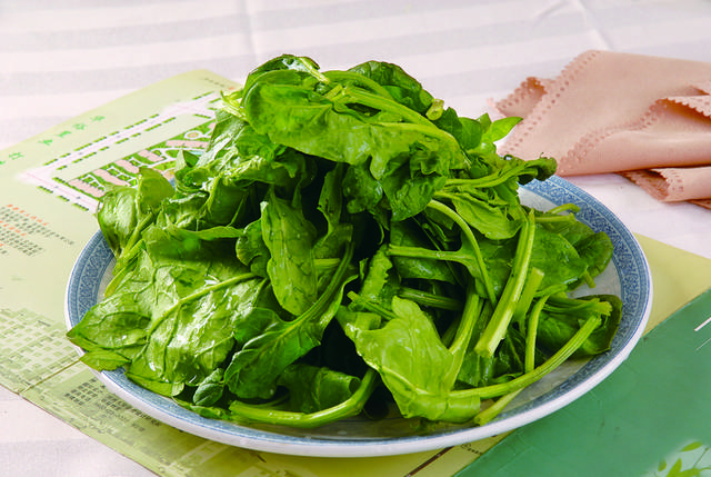 菠菜美食图片