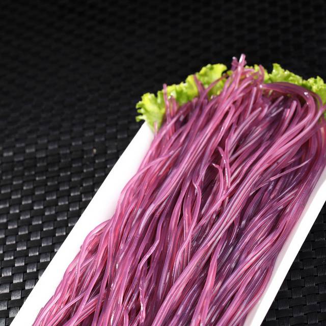 紫薯粉条美食图片