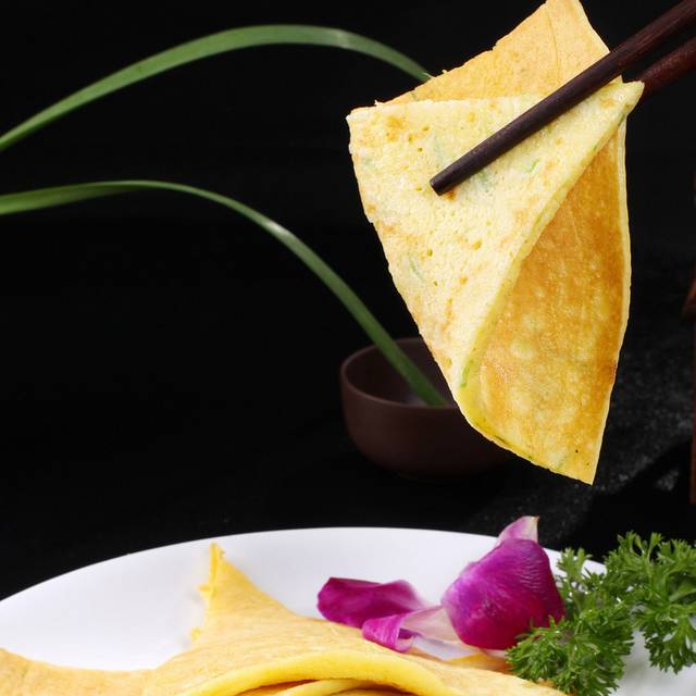 西葫芦煎饼图片