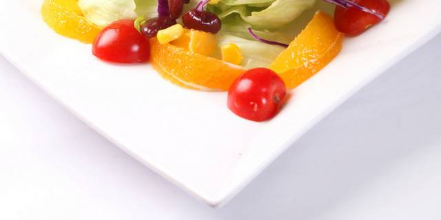 香橙蔬菜沙拉图片
