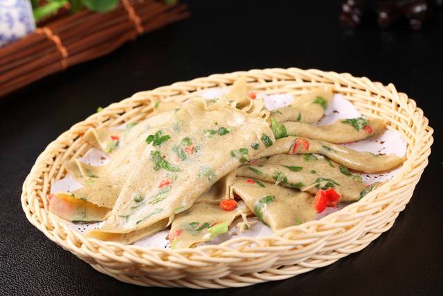 乡村杂粮煎美食图片