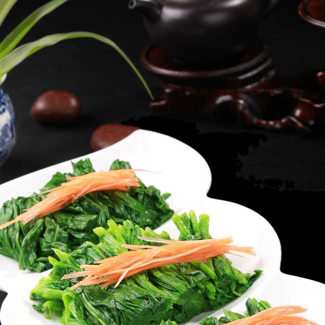 麻汁菠菜图片