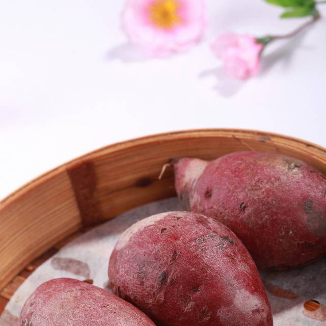 营养紫红薯图片
