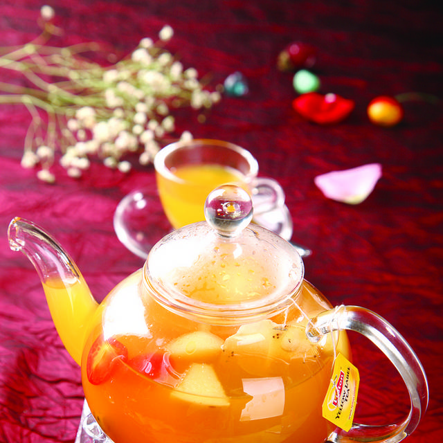 新鲜冰果茶图片