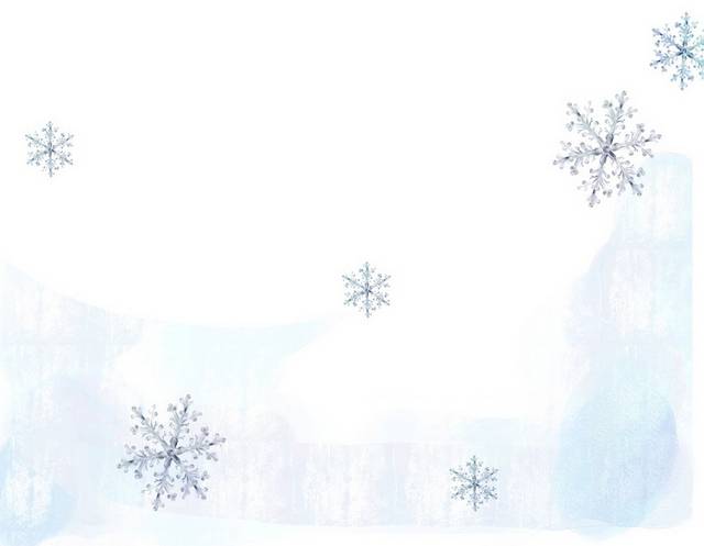 卡通雪天h5背景
