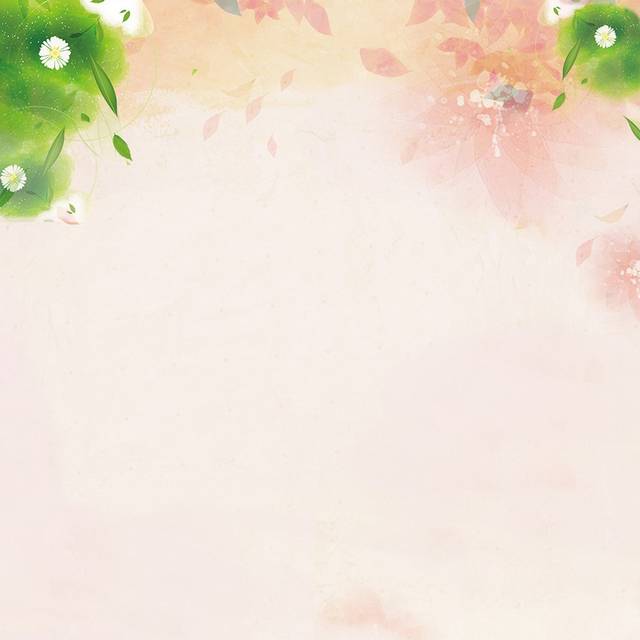 卡通人物春游h5背景