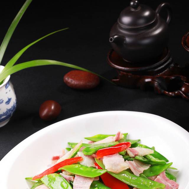 荷兰炒咸肉图片