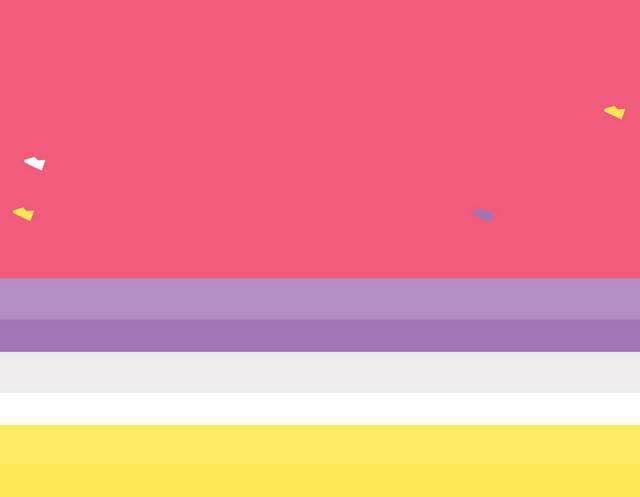 粉底紫白黄线条h5背景