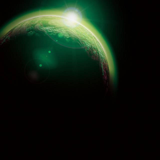 绿色星球h5背景