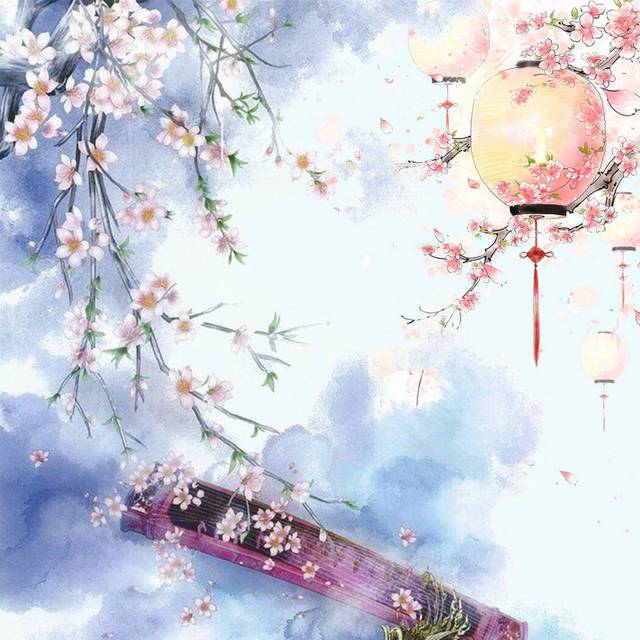 梦幻水彩h5背景