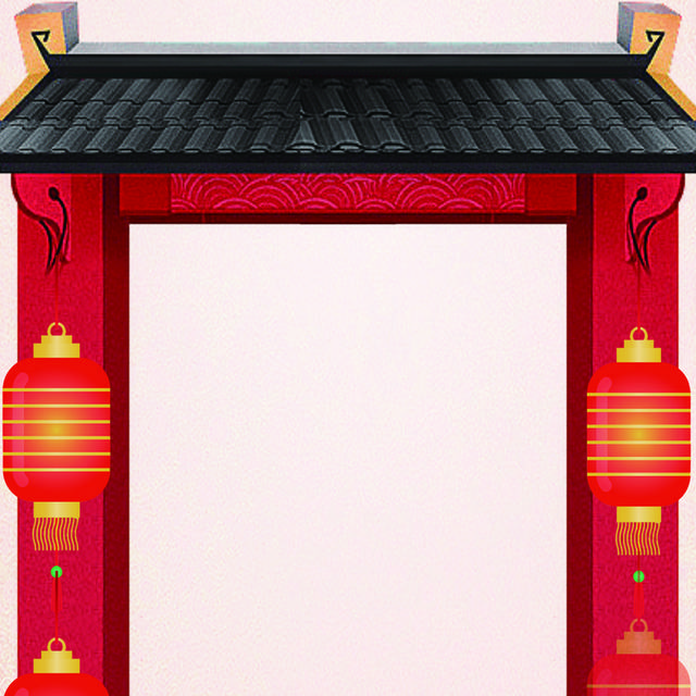 红色灯笼h5背景