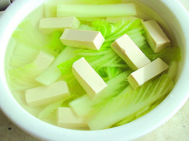 豆腐时蔬汤图片