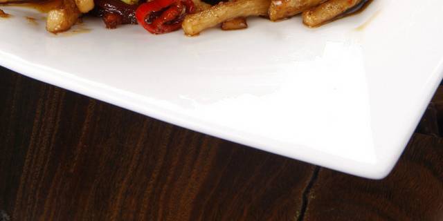 茶树菇炒腊肉图片