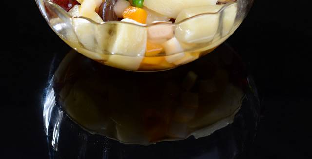 鲜果蜜汁山芋糍粑图片