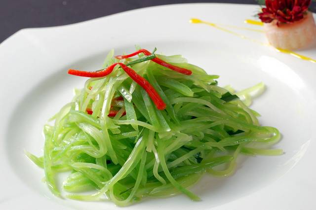 湘菜韭菜莴笋丝图片