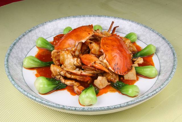 麻婆豆腐蟹图片