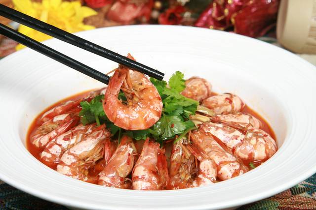韩式风味大虾图片