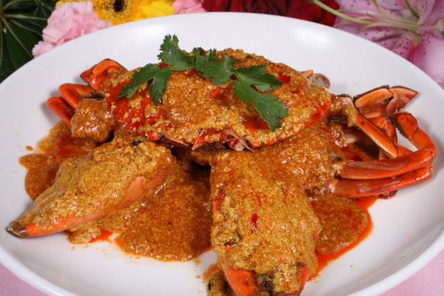 泰式咖喱蟹美食图片