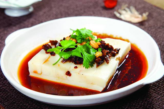 红油米豆腐图片