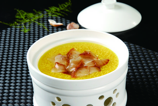 小米煨黄玉参美食图片