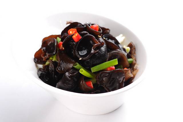 美食芥味黄山冬耳图片