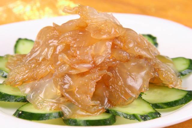 酱麻海蜇头美食图片