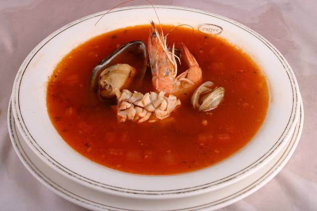 意式红海鲜汤图片
