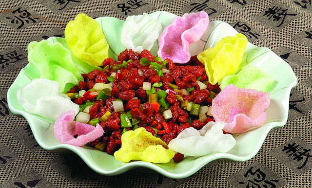 迷你粽香羊肉粒图片