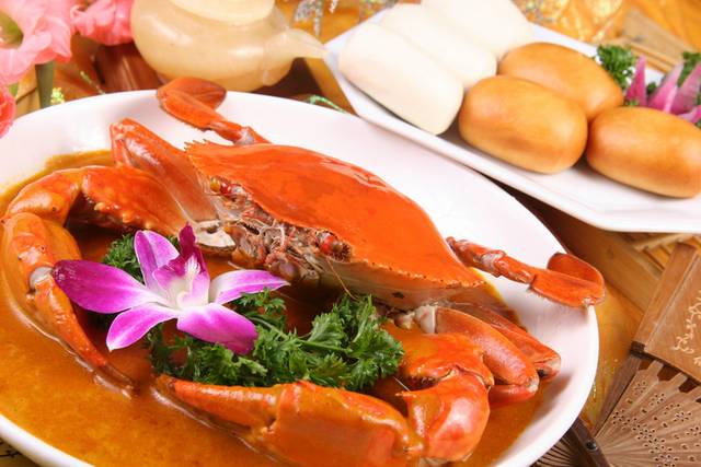 高清泰式咖喱蟹图片