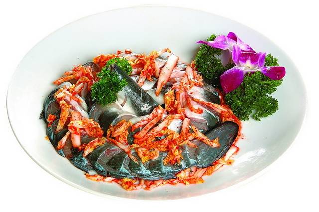 韩式泡菜蒸白鳝图片