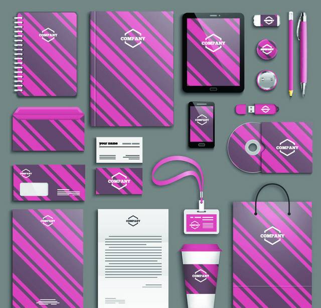 紫色条纹vi手册