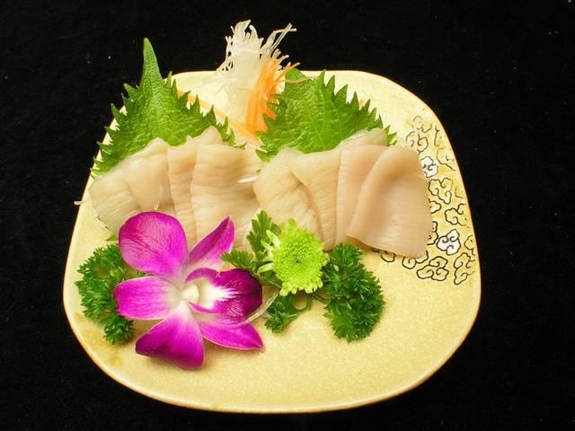 美味象拔蚌刺身图片