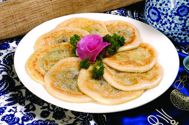 煎糯米饼图片