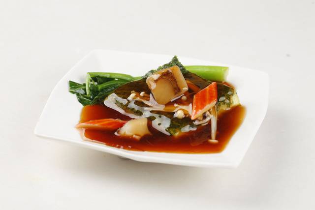 三鲜菠菜豆腐菜图片