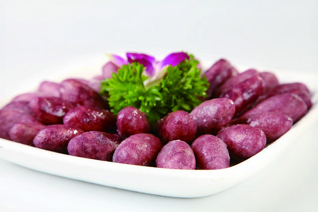 袖珍紫薯图片