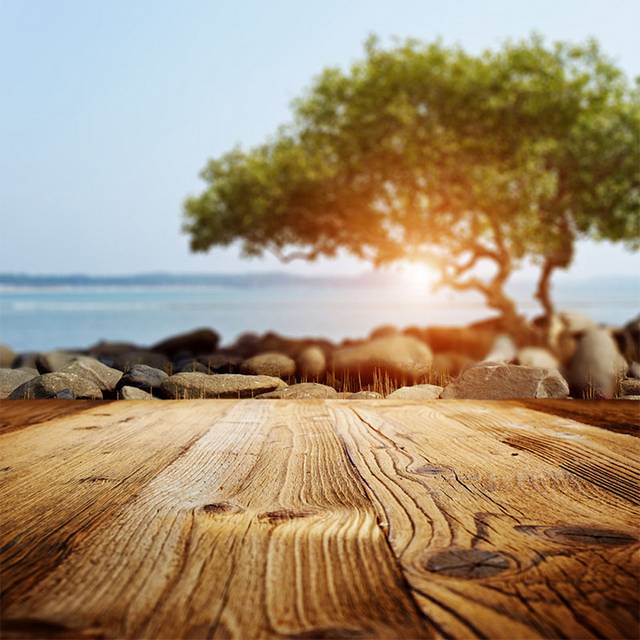 海边木地板主图背景